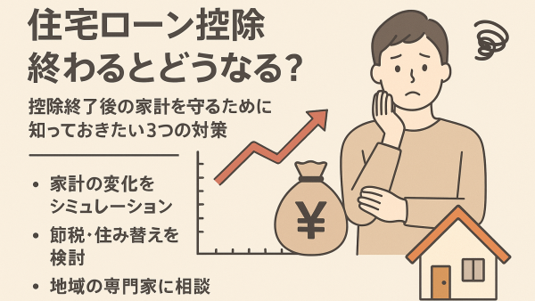 【住宅ローン控除終わるとどうなる？】控除終了後の家計を守るために知っておきたい3つの対策