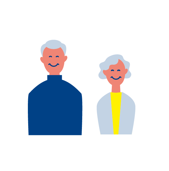 相続不動産について相談する高齢のご夫婦のイメージ