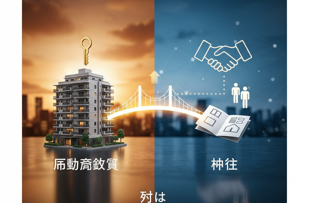 不動産買取 仲介 違い アイキャッチ