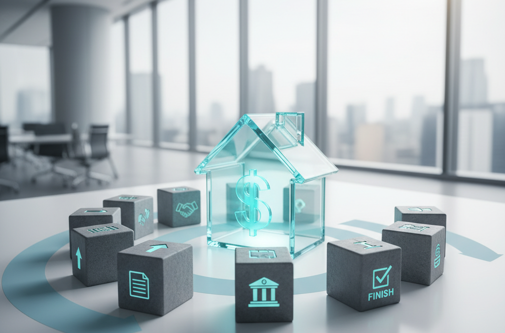 不動産売却 ローン返済 流れ アイキャッチ