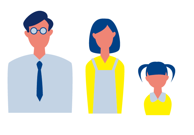 不動産売却の相談をする家族のイメージ