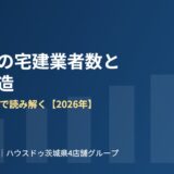 茨城県の宅建業者数と業界構造｜国交省データで解説【2026】