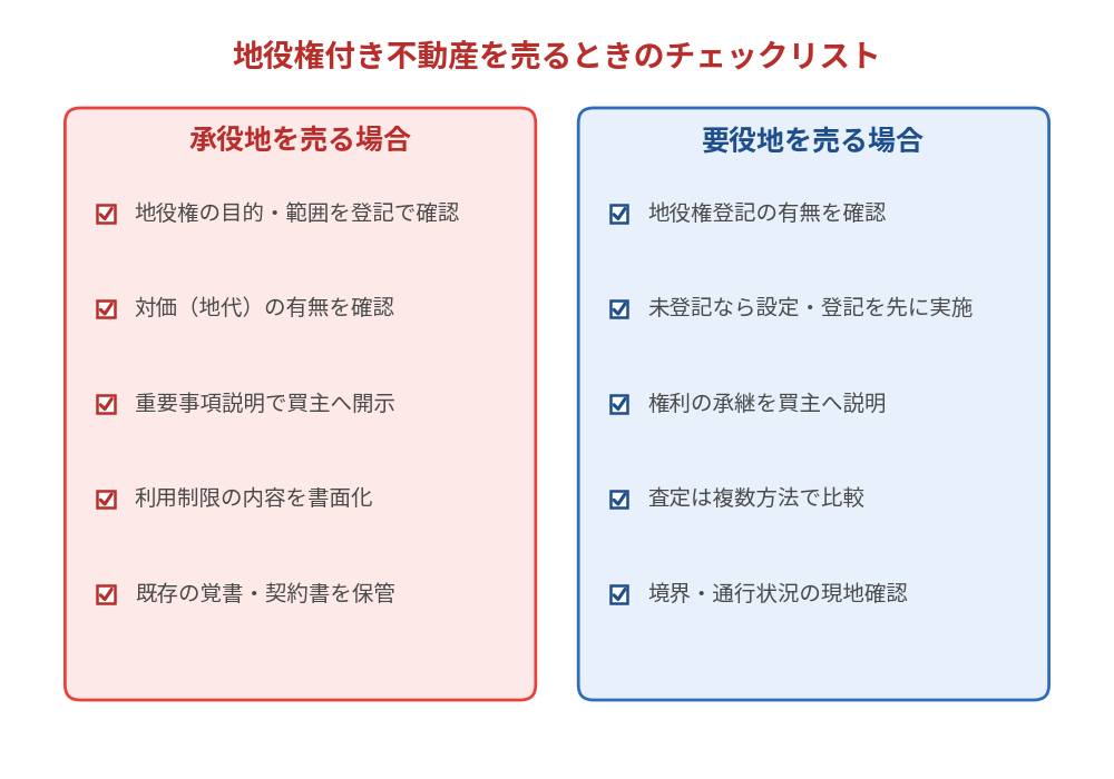 地役権付き不動産を売るときのチェックリスト|ハウスドゥ茨城県4店舗
