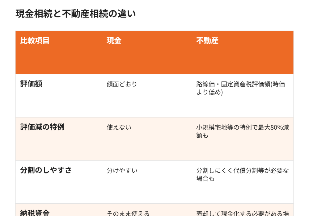 現金相続と不動産相続の違い|ハウスドゥ茨城