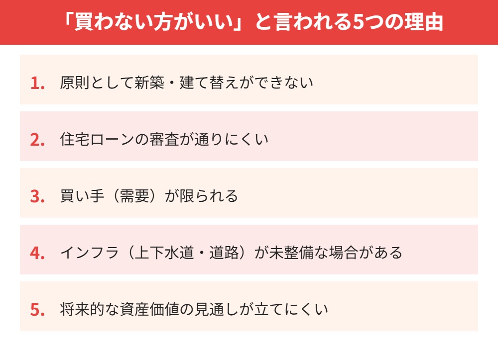 市街化調整区域が買わない方がいいと言われる理由|ハウスドゥ茨城